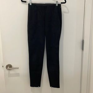 Velvet high waisted pant